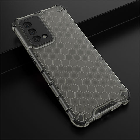 Custodia Silicone Trasparente Laterale 360 Gradi Cover AM2 per Oppo K9 5G Nero