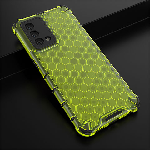 Custodia Silicone Trasparente Laterale 360 Gradi Cover AM2 per Oppo K9 5G Verde