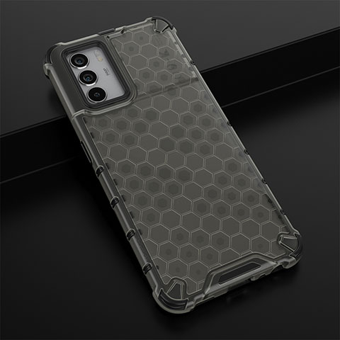 Custodia Silicone Trasparente Laterale 360 Gradi Cover AM2 per Oppo K9 Pro 5G Nero