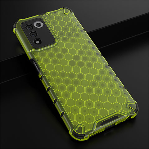 Custodia Silicone Trasparente Laterale 360 Gradi Cover AM2 per Oppo K9S 5G Verde