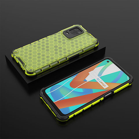 Custodia Silicone Trasparente Laterale 360 Gradi Cover AM2 per Realme 8s 5G Verde