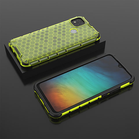 Custodia Silicone Trasparente Laterale 360 Gradi Cover AM2 per Xiaomi POCO C3 Verde