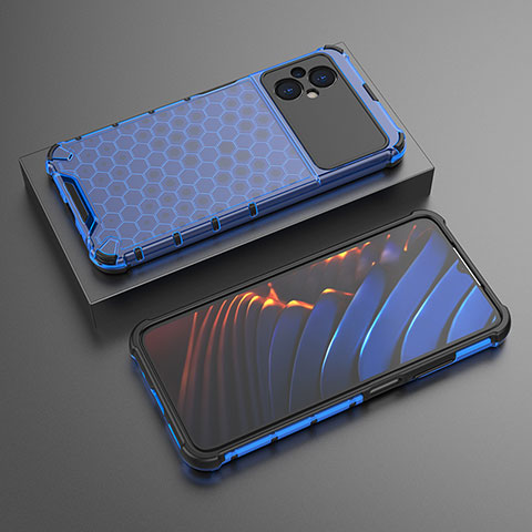 Custodia Silicone Trasparente Laterale 360 Gradi Cover AM2 per Xiaomi Poco M5 4G Blu