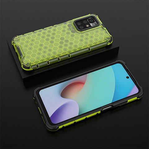 Custodia Silicone Trasparente Laterale 360 Gradi Cover AM2 per Xiaomi Redmi 10 (2022) Verde