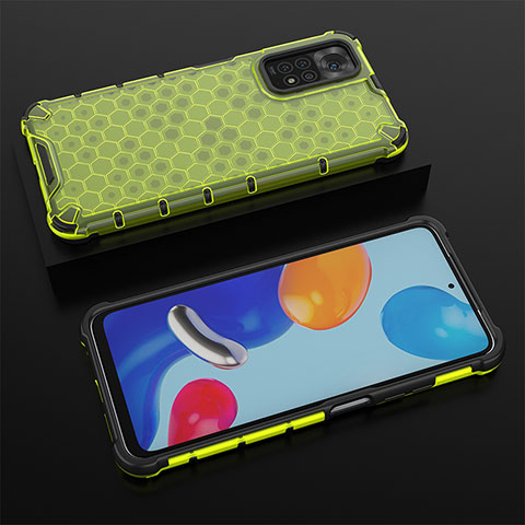 Custodia Silicone Trasparente Laterale 360 Gradi Cover AM2 per Xiaomi Redmi Note 11 4G (2022) Verde