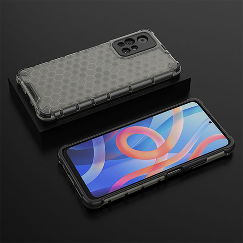 Custodia Silicone Trasparente Laterale 360 Gradi Cover AM2 per Xiaomi Redmi Note 11S 5G Nero