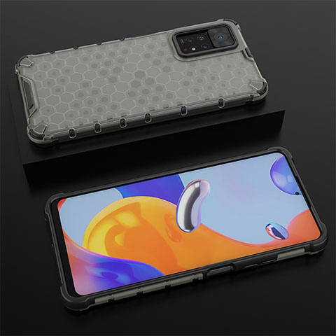 Custodia Silicone Trasparente Laterale 360 Gradi Cover AM2 per Xiaomi Redmi Note 12 Pro 4G Nero