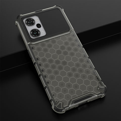 Custodia Silicone Trasparente Laterale 360 Gradi Cover AM3 per Oppo K10 Pro 5G Nero