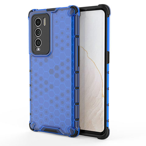 Custodia Silicone Trasparente Laterale 360 Gradi Cover AM3 per Realme GT Master Explorer 5G Blu