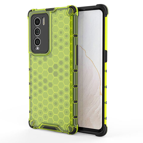 Custodia Silicone Trasparente Laterale 360 Gradi Cover AM3 per Realme GT Master Explorer 5G Verde