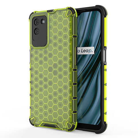 Custodia Silicone Trasparente Laterale 360 Gradi Cover AM3 per Realme V11s 5G Verde