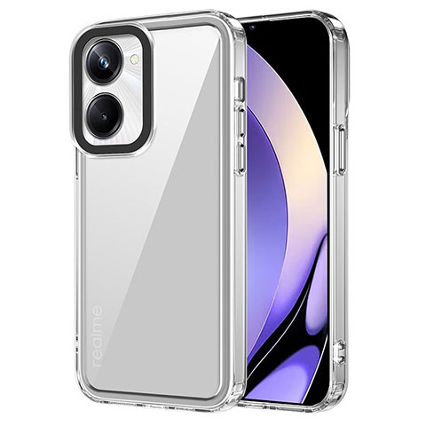 Custodia Silicone Trasparente Laterale Cover AC1 per Realme 10 Pro 5G Chiaro