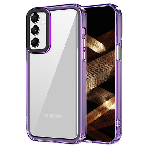 Custodia Silicone Trasparente Laterale Cover AC1 per Samsung Galaxy A24 4G Lavanda