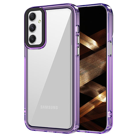 Custodia Silicone Trasparente Laterale Cover AC1 per Samsung Galaxy A34 5G Lavanda