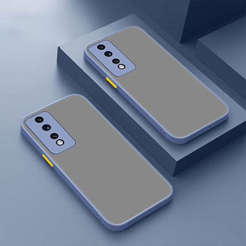 Custodia Silicone Trasparente Laterale Cover per Huawei Honor 80 GT 5G Grigio Lavanda