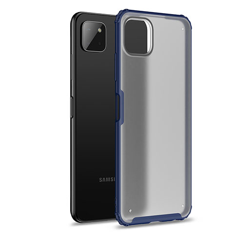 Custodia Silicone Trasparente Laterale Cover per Samsung Galaxy A22s 5G Blu