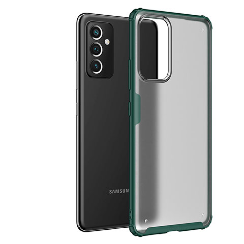 Custodia Silicone Trasparente Laterale Cover per Samsung Galaxy A82 5G Verde