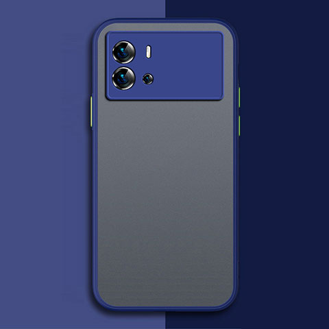 Custodia Silicone Trasparente Laterale Cover per Vivo iQOO 9 Pro 5G Blu