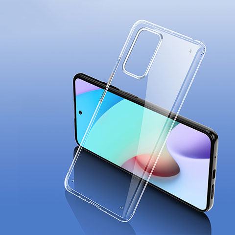 Custodia Silicone Trasparente Laterale Cover W01L per Xiaomi Redmi Note 11 4G (2021) Chiaro