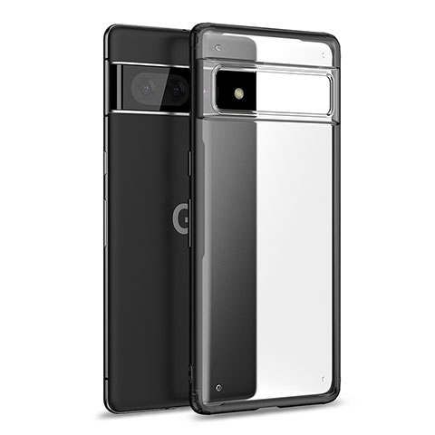 Custodia Silicone Trasparente Laterale Cover WL1 per Google Pixel 7 Pro 5G Nero