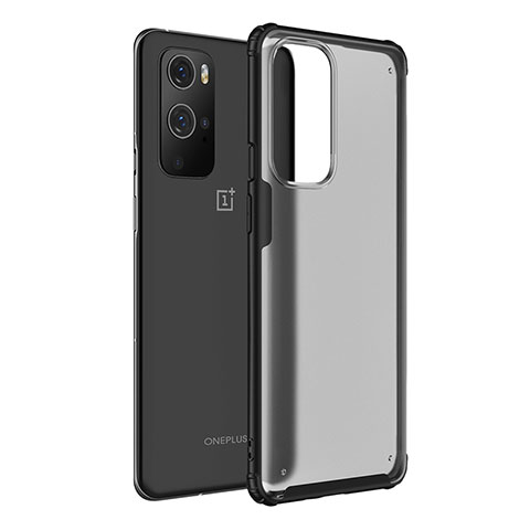 Custodia Silicone Trasparente Laterale Cover WL1 per OnePlus 9 Pro 5G Nero