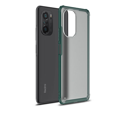 Custodia Silicone Trasparente Laterale Cover WL1 per Xiaomi Mi 11i 5G Verde