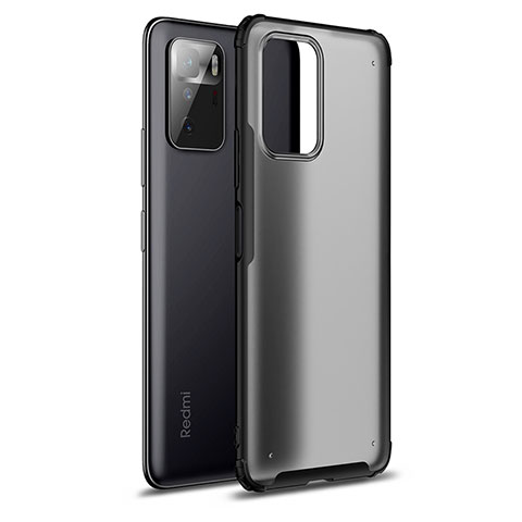 Custodia Silicone Trasparente Laterale Cover WL1 per Xiaomi Redmi Note 10 Pro 5G Nero