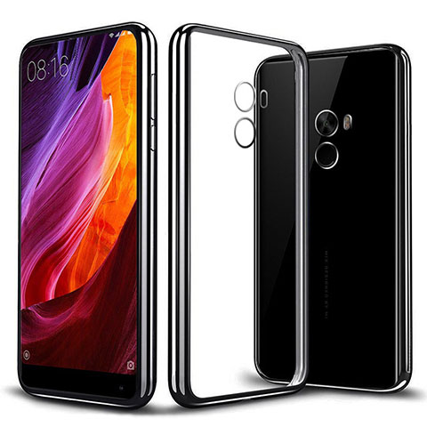 Custodia Silicone Trasparente Laterale per Xiaomi Mi Mix 2 Grigio