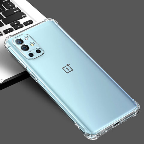 Custodia Silicone Trasparente Ultra Slim Morbida per OnePlus 9R 5G Chiaro