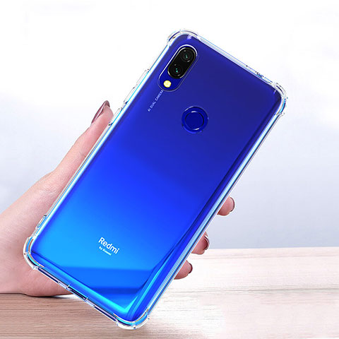 Custodia Silicone Trasparente Ultra Slim Morbida per Xiaomi Redmi 7 Chiaro