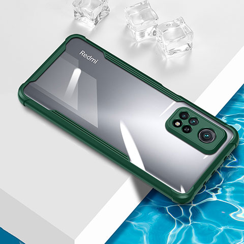 Custodia Silicone Trasparente Ultra Sottile Cover Morbida BH1 per Xiaomi Redmi Note 11 4G (2022) Verde