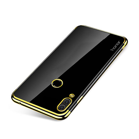 Custodia Silicone Trasparente Ultra Sottile Cover Morbida H01 per Huawei Honor Note 10 Oro