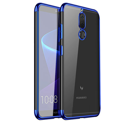 Custodia Silicone Trasparente Ultra Sottile Cover Morbida H01 per Huawei Maimang 6 Blu