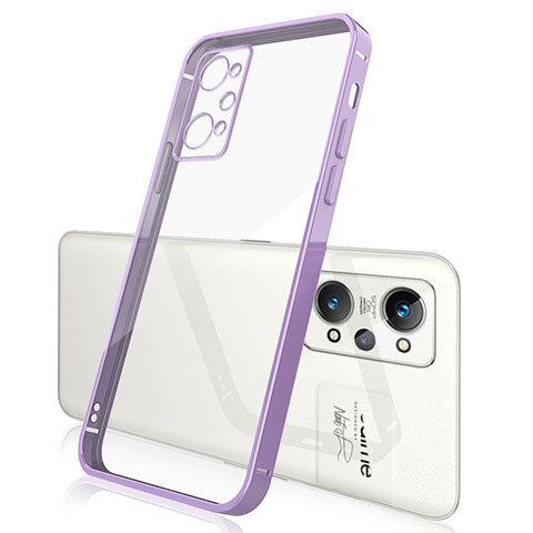 Custodia Silicone Trasparente Ultra Sottile Cover Morbida H01 per Realme GT Neo 3T 5G Viola