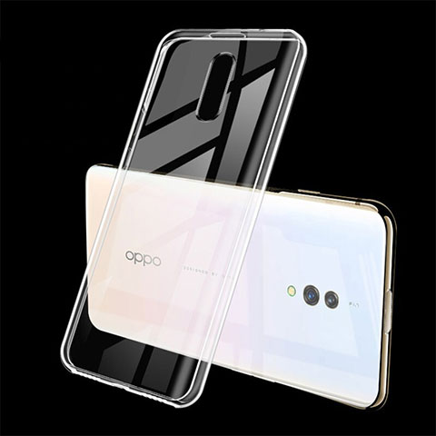 Custodia Silicone Trasparente Ultra Sottile Cover Morbida H02 per Oppo K3 Chiaro