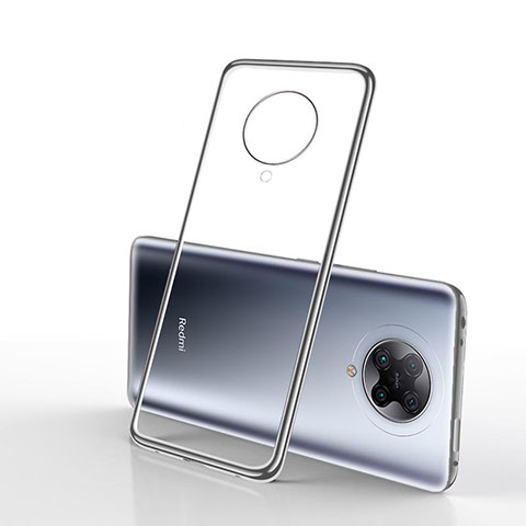 Custodia Silicone Trasparente Ultra Sottile Cover Morbida H02 per Xiaomi Redmi K30 Pro Zoom Nero