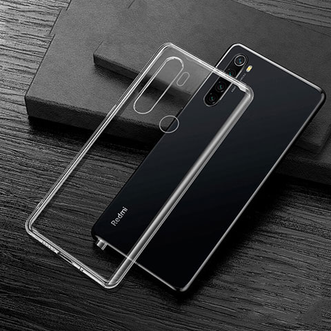 Custodia Silicone Trasparente Ultra Sottile Cover Morbida H02 per Xiaomi Redmi Note 8T Chiaro