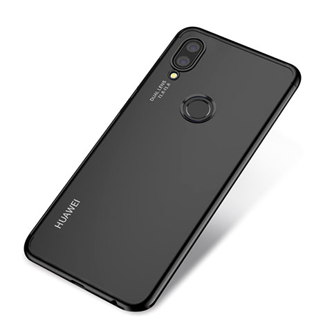 Custodia Silicone Trasparente Ultra Sottile Cover Morbida H03 per Huawei Nova 3e Nero