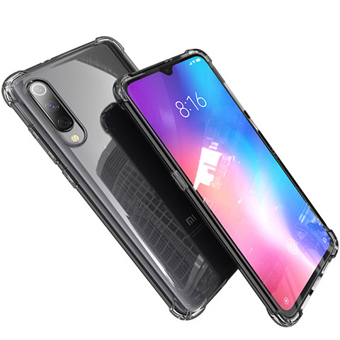 Custodia Silicone Trasparente Ultra Sottile Cover Morbida H03 per Xiaomi Mi A3 Lite Grigio