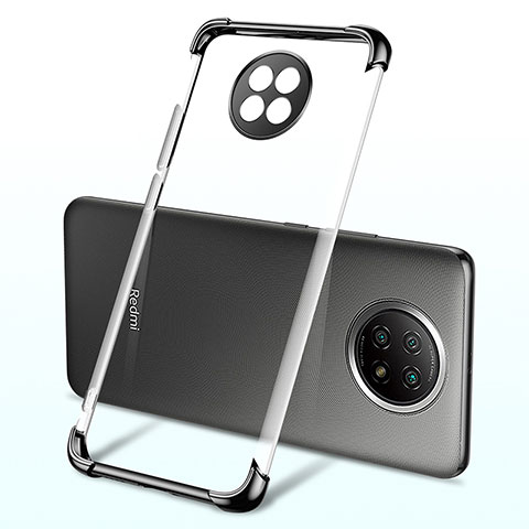 Custodia Silicone Trasparente Ultra Sottile Cover Morbida H03 per Xiaomi Redmi Note 9T 5G Nero