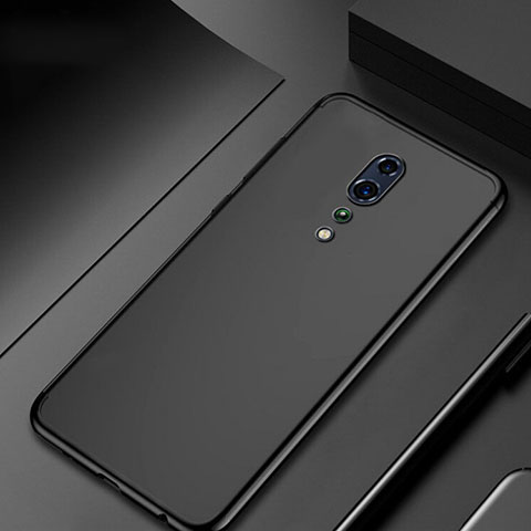 Custodia Silicone Trasparente Ultra Sottile Cover Morbida H04 per Oppo Reno Z Nero