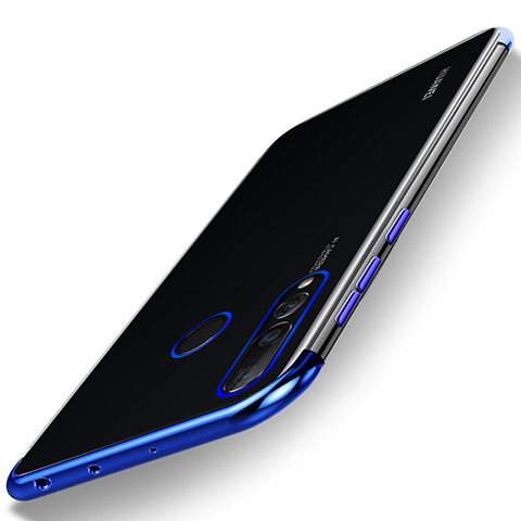 Custodia Silicone Trasparente Ultra Sottile Cover Morbida H06 per Huawei Nova 4 Blu