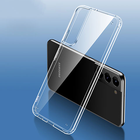 Custodia Silicone Trasparente Ultra Sottile Cover Morbida H10 per Samsung Galaxy S21 FE 5G Chiaro