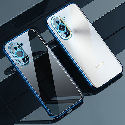 Custodia Silicone Trasparente Ultra Sottile Cover Morbida LD1 per Huawei Nova 10 Pro Blu