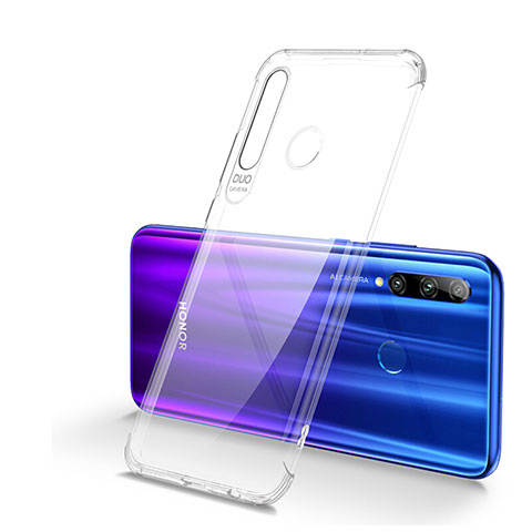 Custodia Silicone Trasparente Ultra Sottile Cover Morbida S01 per Huawei P Smart+ Plus (2019) Chiaro