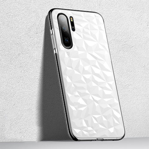 Custodia Silicone Trasparente Ultra Sottile Cover Morbida S05 per Huawei P30 Pro New Edition Chiaro