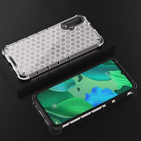 Custodia Silicone Trasparente Ultra Sottile Cover Morbida S08 per Huawei Nova 5 Pro Chiaro