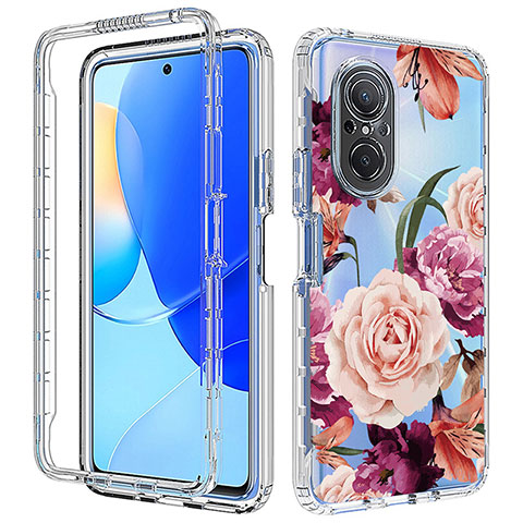 Custodia Silicone Trasparente Ultra Sottile Morbida Cover Fronte e Retro 360 per Huawei Nova 9 SE Colorato