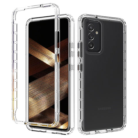 Custodia Silicone Trasparente Ultra Sottile Morbida Cover Fronte e Retro 360 per Samsung Galaxy A15 4G Chiaro