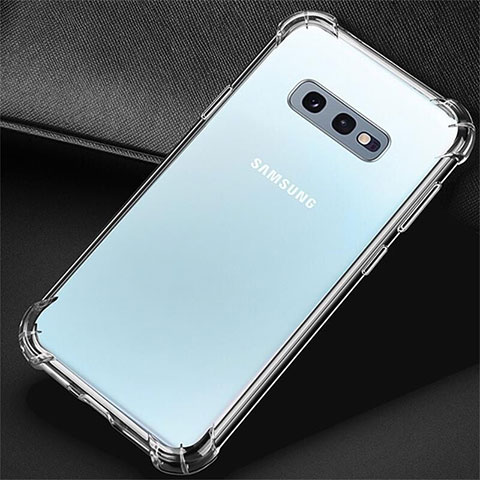 Custodia Silicone Trasparente Ultra Sottile Morbida K01 per Samsung Galaxy S10e Chiaro